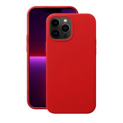 Чехол-накладка силикон Deppa Liquid Silicone Pro Case D-88103 для iPhone 13 Pro (6.1") Красный - фото 54595