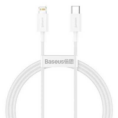 Дата-кабель Baseus Superior Series Fast Charging Data Cable Type-C - Lightning 20W (CATLYS-C02) 2.0м Белый - фото 54715