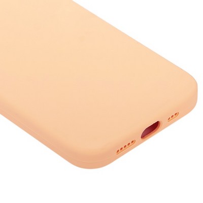Накладка силиконовая MItrifON для iPhone 13 (6.1") без логотипа Персиковый - фото 54751