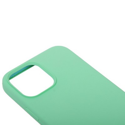 Накладка силиконовая MItrifON для iPhone 13 Pro Max (6.7") без логотипа Светлая мята - фото 54766