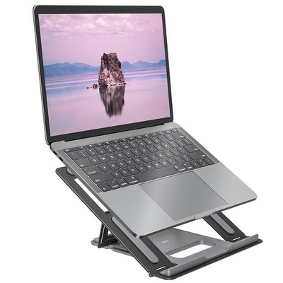 Держатель настольный Hoco Excellent alloy folding computer Stand (PH37) для компьютеров Серый - фото 54782