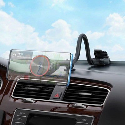 Автомобильный держатель Hoco CA99 City windshield magnetic in-car holder магнитный универсальный черный - фото 54869