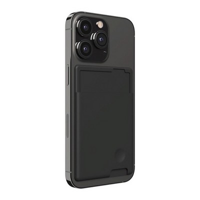 Чехол силиконовый Deppa для смартфонов с функцией держателя карт D-4730 Черный - фото 54894