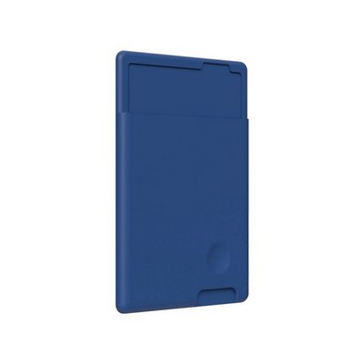 Чехол силиконовый Deppa для смартфонов с функцией держателя карт D-4731 Синий - фото 54899
