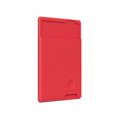 Чехол силиконовый Deppa для смартфонов с функцией держателя карт D-4732 Красный - фото 54902