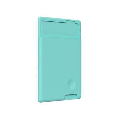 Чехол силиконовый Deppa для смартфонов с функцией держателя карт D-4734 Светло-зеленый - фото 54908