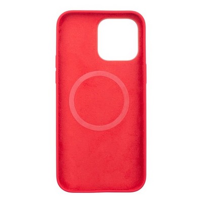 Чехол-накладка силикон Deppa Liquid Silicone Pro Magsafe Case D-88351 для iPhone 14 Pro Max (6.7") Красный - фото 54957