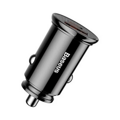 Разделитель автомобильный Baseus Dual QC3.0 Car Charger 30W (USB: 5V & 4.5A & Type-C: 5V & 4.5A) CCALL-YS01 Черный - фото 55012
