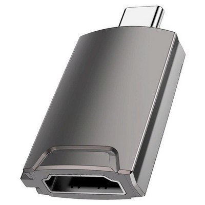 Переходник Hoco UA19 Type-C - HDMI 4K UltraHD для Macbook, Ipad Pro, Samsung Tab Графитовый - фото 55050