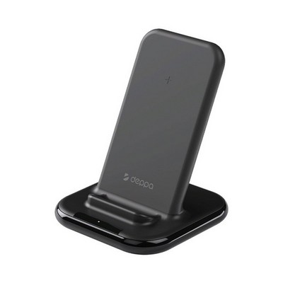 Беспроводное зарядное устройство Deppa QI Fast Charge 15W (D-24019) для смартфонов с поддержкой стандарта QI Черный - фото 55083
