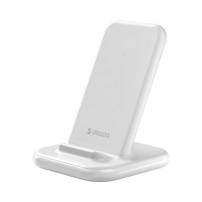 Беспроводное зарядное устройство Deppa QI Fast Charge 15W (D-24020) для смартфонов с поддержкой стандарта QI Белый - фото 55093