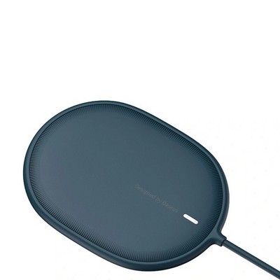 Беспроводное зарядное устройство Baseus Light Magnetic Wireless MagSafe Charger для iPhone 12 Series (WXQJ-03) Синий - фото 55100
