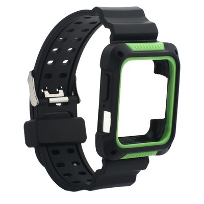 Ремешок COTECi W39 Integrated Movement Band (WH5267-BG) для Apple Watch 40мм/ 38мм 42мм Черно-Зеленый - фото 55341