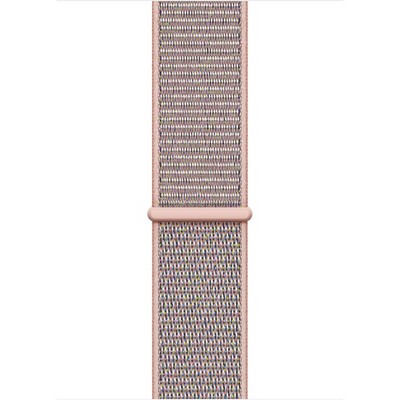 Apple Watch Series 4 44mm Gold Aluminum Case with Pink Sand Sport Loop LTE - фото 7364