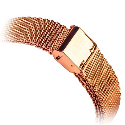 Ремешок - сетчатый браслет Миланский COTECi W2 (CS2063-RGD) для Apple Watch 44мм/ 42мм Розовое золото - фото 13797