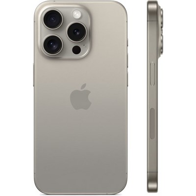 Apple iPhone 15 Pro 128GB eSIM Natural Titanium (титан) - фото 56766