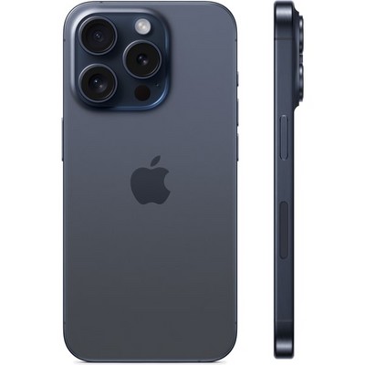 Apple iPhone 15 Pro 256GB eSIM Blue Titanium (синий титан) - фото 56785