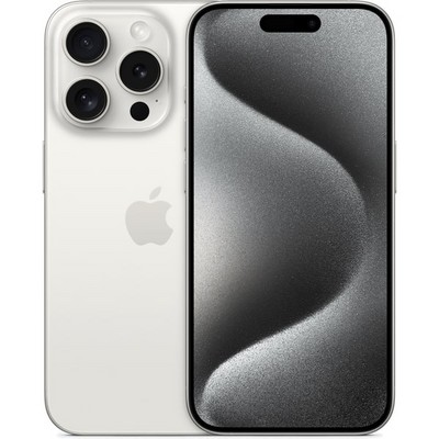 Apple iPhone 15 Pro 256GB White Titanium (белый титан) - фото 56531