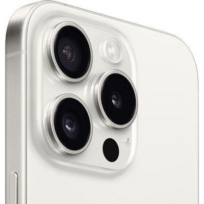 Apple iPhone 15 Pro 128GB eSIM White Titanium (белый титан) - фото 56776
