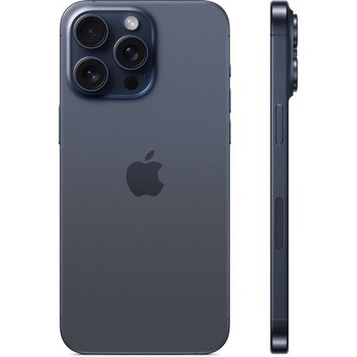 Apple iPhone 15 Pro Max 1TB eSIM Blue Titanium (синий титан) - фото 56970