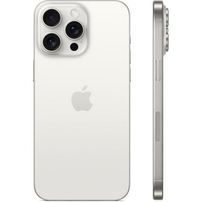 Apple iPhone 15 Pro Max 256GB eSIM White Titanium (белый титан) - фото 56942