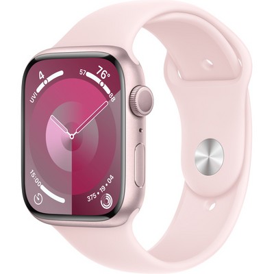 Apple Watch Series 9 GPS 45mm S/M/L Pink Aluminium (розовый) - фото 56996