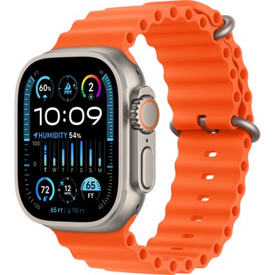 Apple Watch Ultra 2 GPS + Cellular 49mm Ocean Band Orange (оранжевый) - фото 57017
