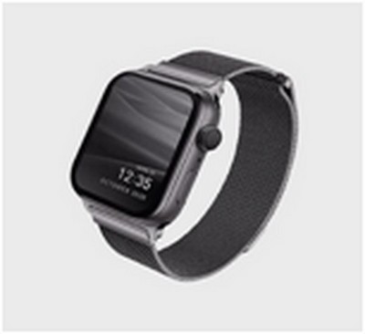 Ремешок стальной мелкое плетение Uniq DANTE для Apple Watch 38/40, цвет графит (40MM-DANGRP) - фото 57086