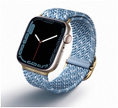 Ремешок плетеный Uniq ASPEN DE для Apple Watch 41/40/38, цвет голубой (41MM-ASPDECBLU) - фото 57088