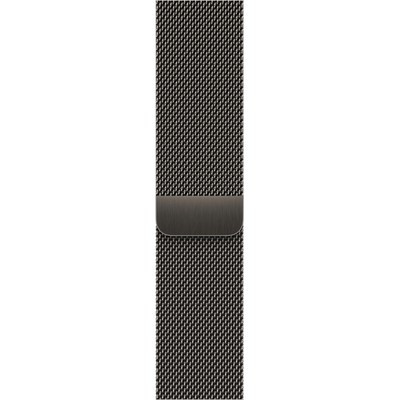 Apple Watch Series 9 GPS + Cellular 45mm Graphite Stainless Steel Milanese Loop (графит) - фото 57319