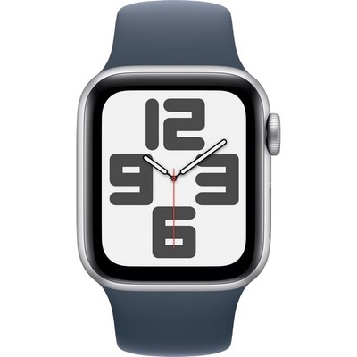 Apple Watch SE 2023 GPS 40mm S/M/L Silver Aluminium/Blue (серебристый/синий) - фото 57342