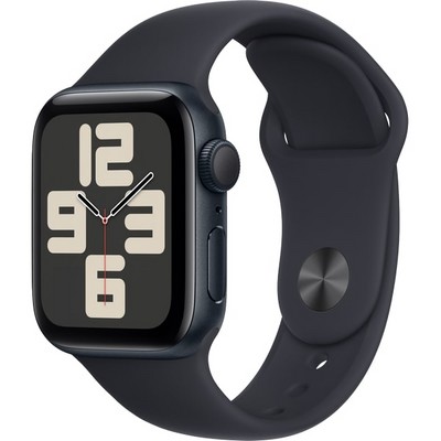 Apple Watch SE 2023 GPS 40mm S/M/L Midnight Aluminium (тёмная ночь) - фото 57338
