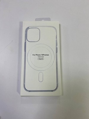 Чехол пластиковый Magnetic для iPhone 15 Pro Max (6.7") Прозрачный - фото 57875