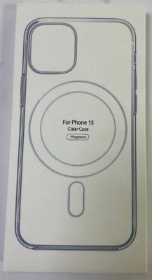 Чехол пластиковый Magnetic для iPhone 15 (6.1") Прозрачный - фото 57877