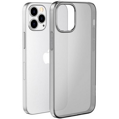 Чехол силиконовый Hoco Light Series для iPhone 15 Pro Max (6.7") тонкий TPU 0,8mm Дымчатый - фото 57885