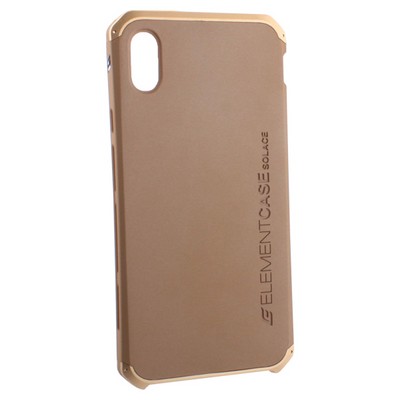 Чехол-накладка противоударный (AL&Pl) для Apple iPhone XS Max (6.5") Solace Золотистый (золотистый ободок) - фото 14355