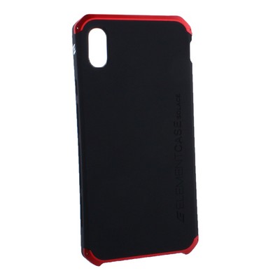 Чехол-накладка противоударный (AL&Pl) для Apple iPhone XS Max (6.5") Solace Черный (красный ободок) - фото 14357