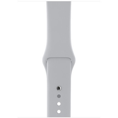 Apple Watch Series 3 42mm Silver Aluminum Case with Fog Sport Band (Серебристый/Дымчатый) - фото 7490