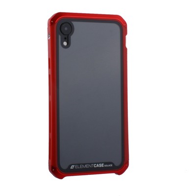 Чехол-накладка противоударный (AL&Glass) для Apple iPhone XR (6.1") G-Solace красный ободок - фото 14376