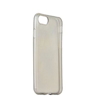 Чехол силиконовый для iPhone 8 Plus/ 7 Plus (5.5) уплотненный в техпаке (прозрачно-чёрный) - фото 14426