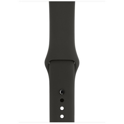 Apple Watch Series 3 42mm (Cellular) Space Gray Aluminum Case with Black Sand Sport Band (MQK22) - фото 7503
