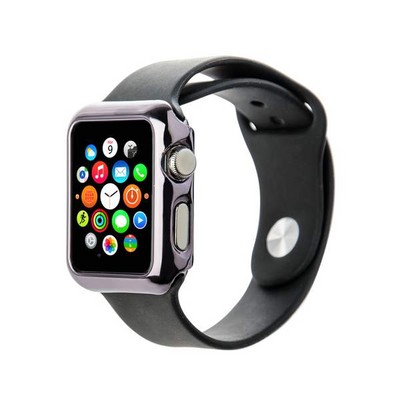 Чехол пластиковый COTECi Soft case для Apple Watch Series 1 (CS7015-GC) 38мм Графитовый - фото 55410
