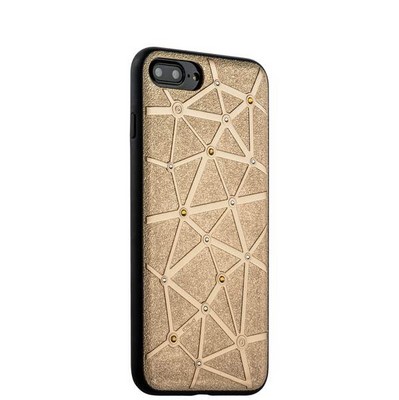 Чехол-накладка силиконовый COTECi Star Diamond Case для iPhone 8 Plus/ 7 Plus (5.5) CS7033-GD Золотистый - фото 55414