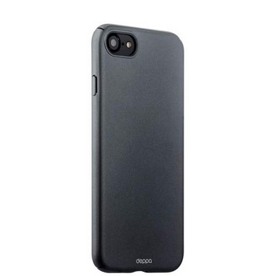 Чехол-накладка пластик Soft touch Deppa Air Case D-83269 для iPhone SE (2020г.)/ 8/ 7 (4.7) 1мм Графитовый - фото 14881