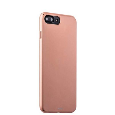 Чехол-накладка пластик Soft touch Deppa Air Case D-83276 для iPhone 8 Plus/ 7 Plus (5.5) 1мм Розовое золото - фото 55426