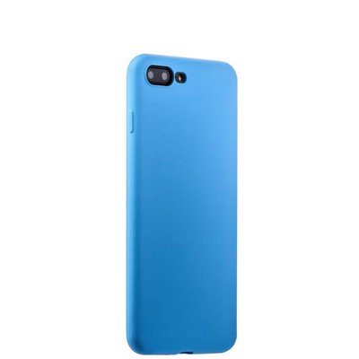 Чехол-накладка силикон Soft touch Deppa Gel Air Case D-85274 для iPhone 8 Plus/ 7 Plus (5.5) 0.7мм Голубой - фото 55428