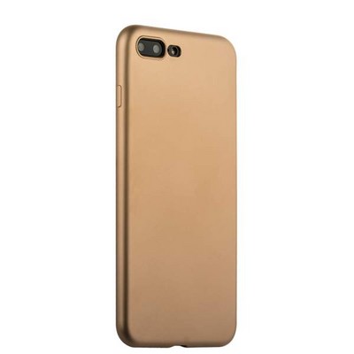 Чехол-накладка силиконовый J-case Delicate Series Matt 0.5mm для iPhone 8 Plus/ 7 Plus (5.5) Золотистый - фото 15009