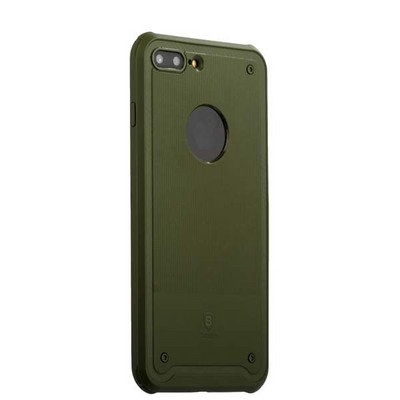 Накладка Baseus ARAPIPH7P-TS06 силиконовая Shield Case для iPhone 8 Plus/ 7 Plus (5.5) Зеленая - фото 55436
