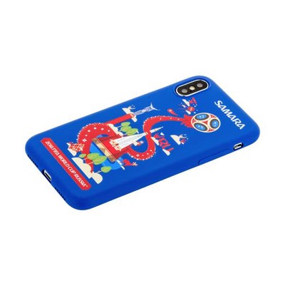 Чехол-накладка TPU Deppa D-103962 ЧМ по футболу FIFA™ Samara для iPhone XS/ X (5.8") - фото 55541