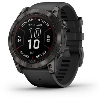 Garmin Fenix 7X Pro Sapphire Solar Carbon Grey (010-02778-11) - фото 61125